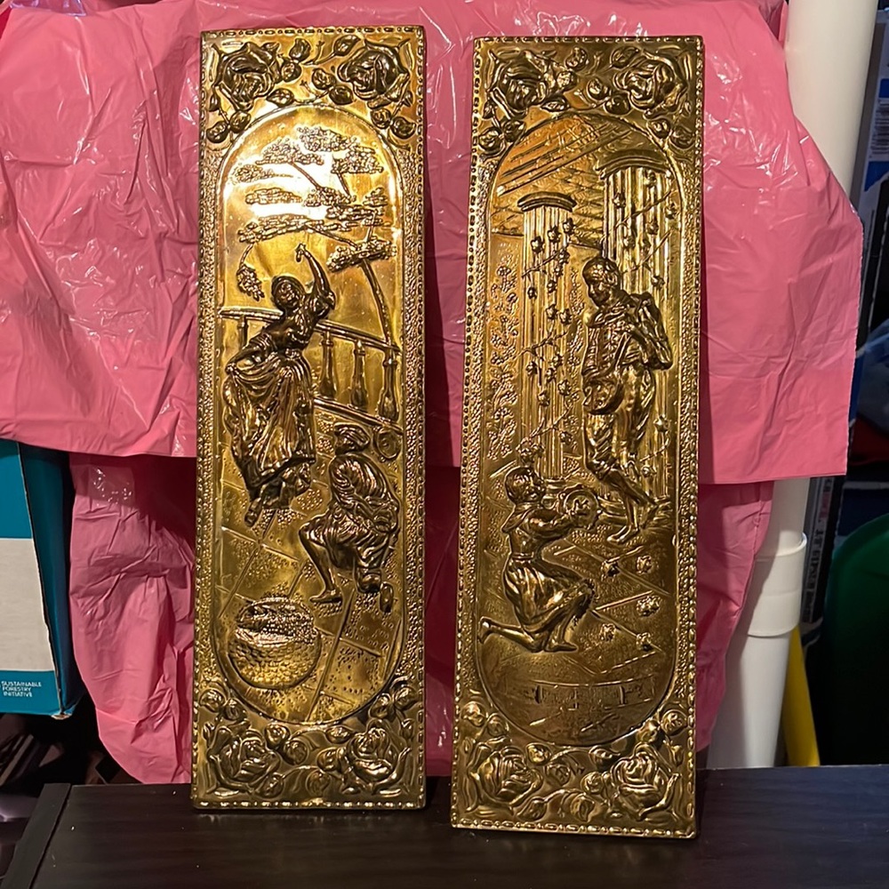 Elpec brass plaques EUC